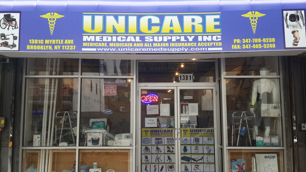 Get All Your Healthcare Equipment & Supplies at Unicare Medical Supply Inc. in Bushwick