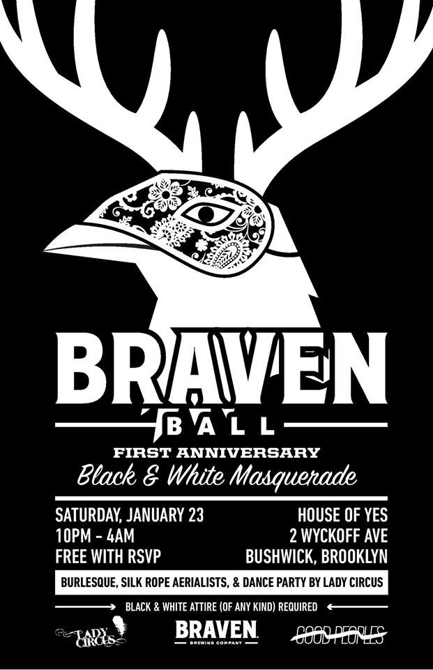 Celebrate Braven Brewing Company’s First Anniversary at the #BravenBall