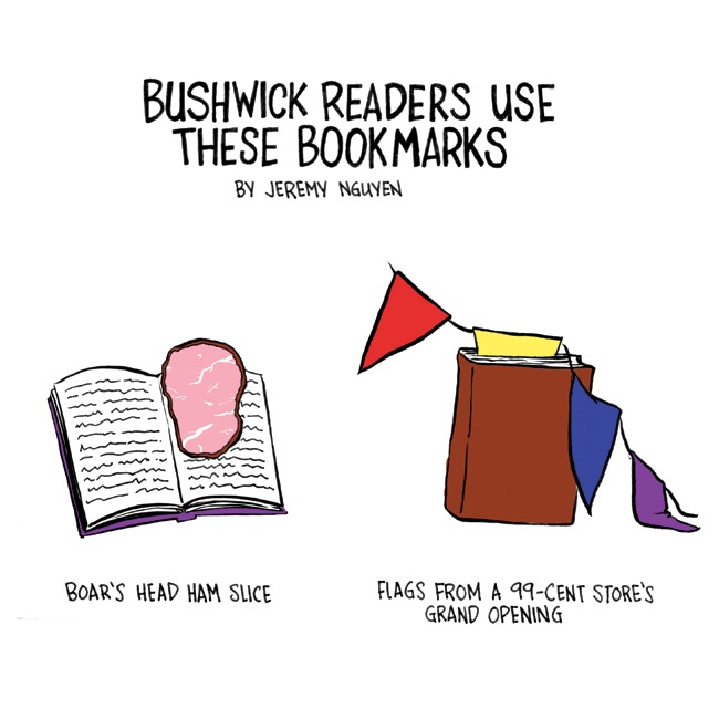 Bushwick Marks Their Books With These Bookmarks [COMIC]