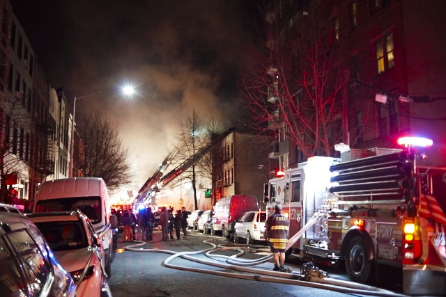 UPDATE: Fire Stoked by Wind Rages Through 5 Bushwick Buildings