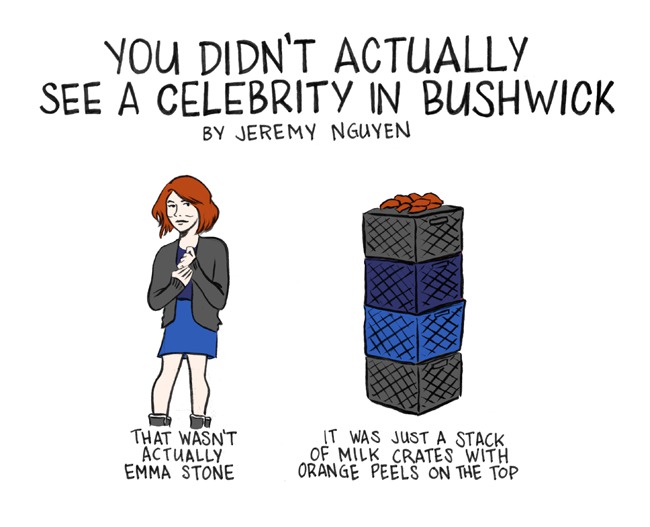 You Didn’t Actually See Emma Stone in Bushwick [COMIC]