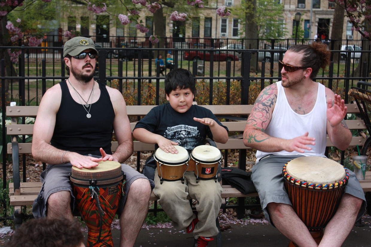 Community Drumming at Maria Hernandez Park!