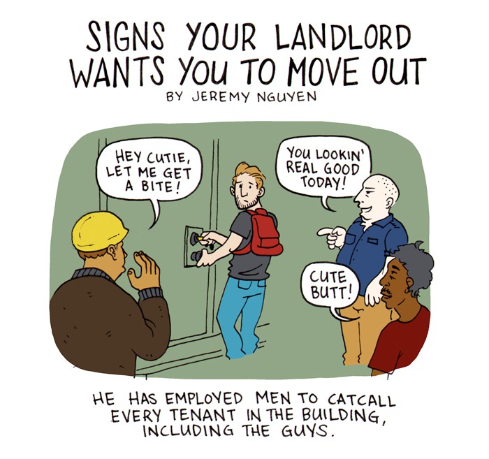 Signs Your Landlord Wants You To Move Out [Comic]