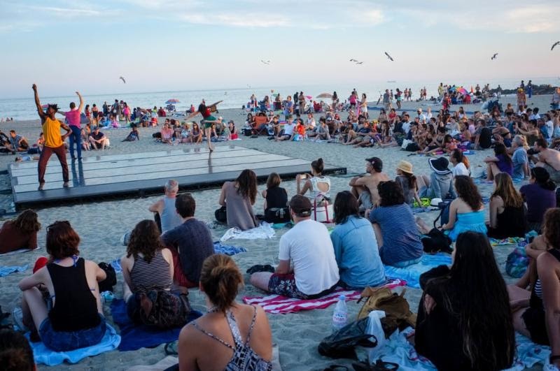 Catch a Tan and Free Art with Dance Performances at Rockaway Beach