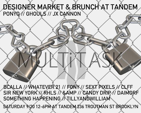 Designer Market, Party, Free Show and Brunch-Happening at Tandem Bar This Saturday
