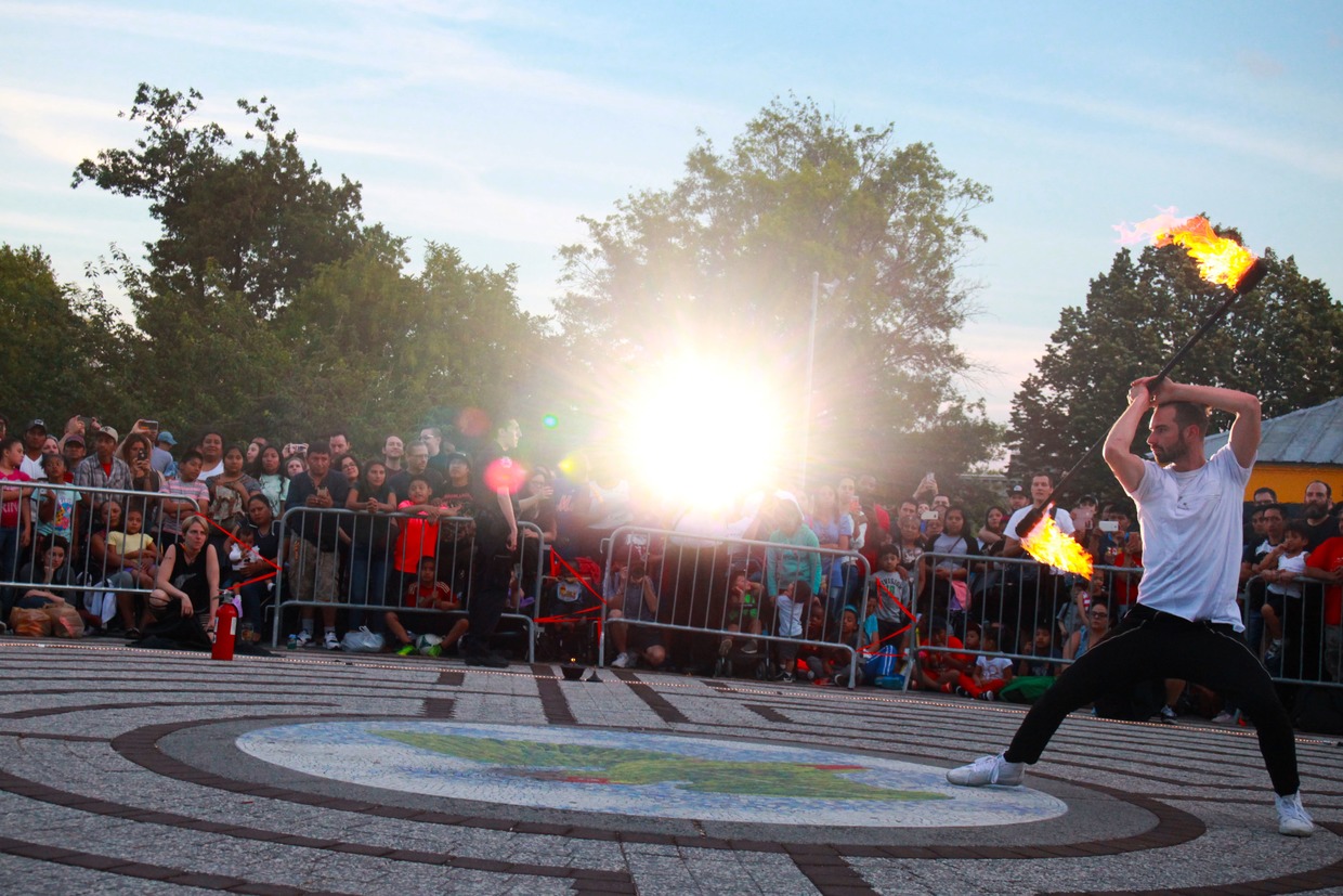 The Floasis Brought Fire and a Dose of Danger to Maria Hernandez Park