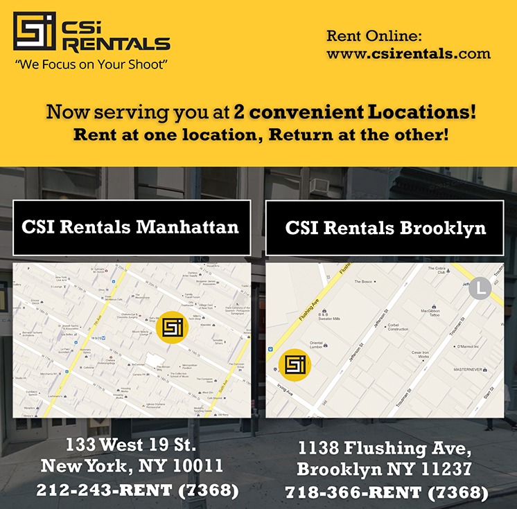 Get 20% Off at CSI Rentals for Bushwick Daily Readers with Promo Code ‘BUSHWICK’