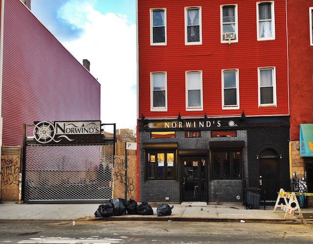 Norwind’s, a Bar with Outdoor Drinking Area, Prepares to Open on Flushing and Morgan