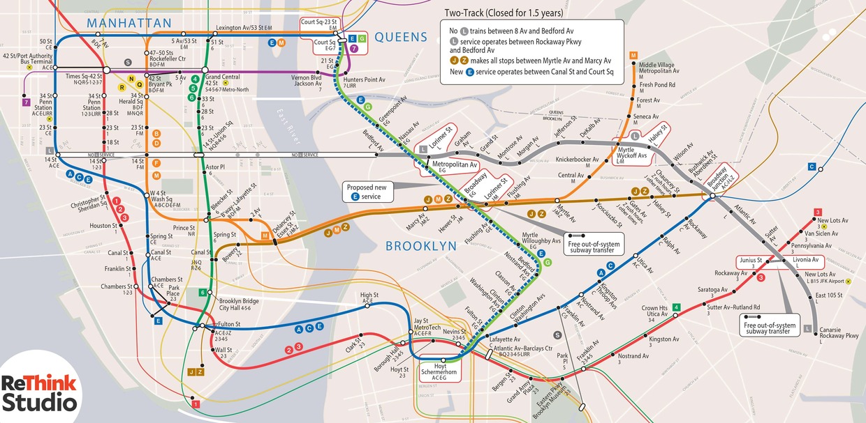 The E Train in East Williamsburg Could Be Our Saving Grace When the L Shuts Down