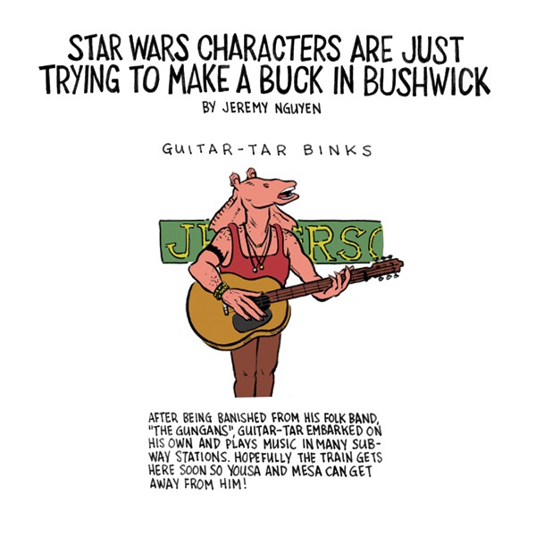 Star Wars Characters Are Trying to Make a Buck in Bushwick [COMIC]