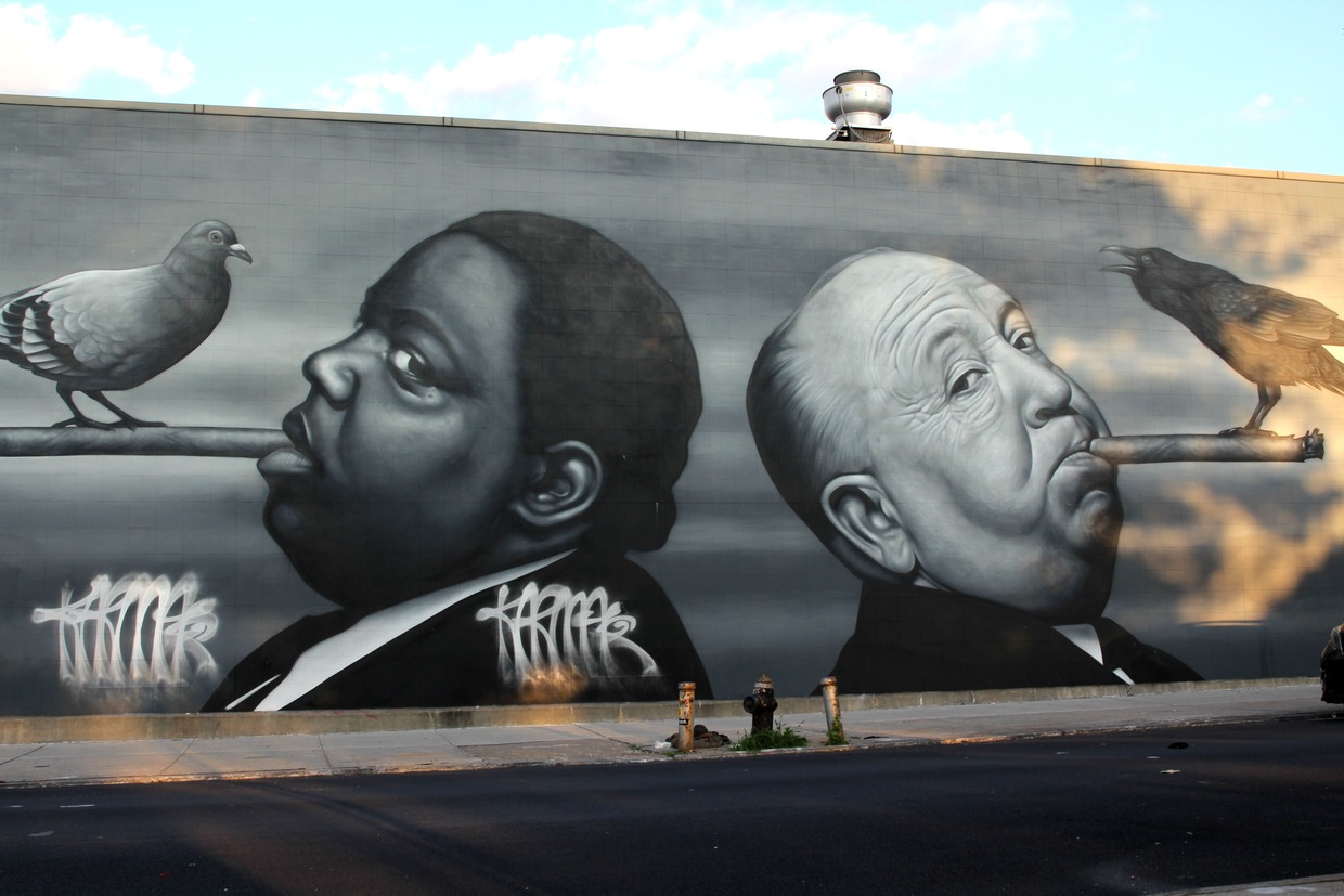 The Notorious B.I.G Mural Vandalized in Bushwick