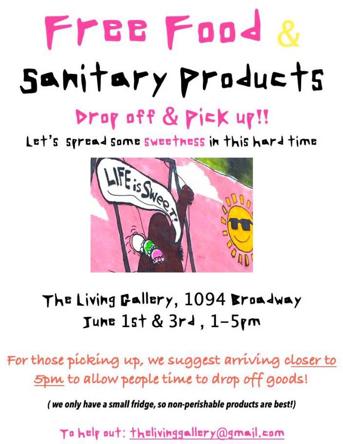 Bushwick Gallery Giving Back: Community Pantry at The Living Gallery