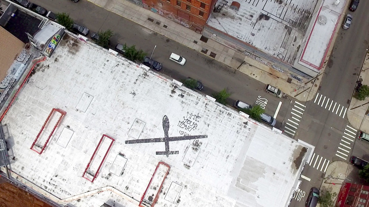 Mysterious Predator Drone Appears Over Four Buildings in Bushwick and East Williamsburg