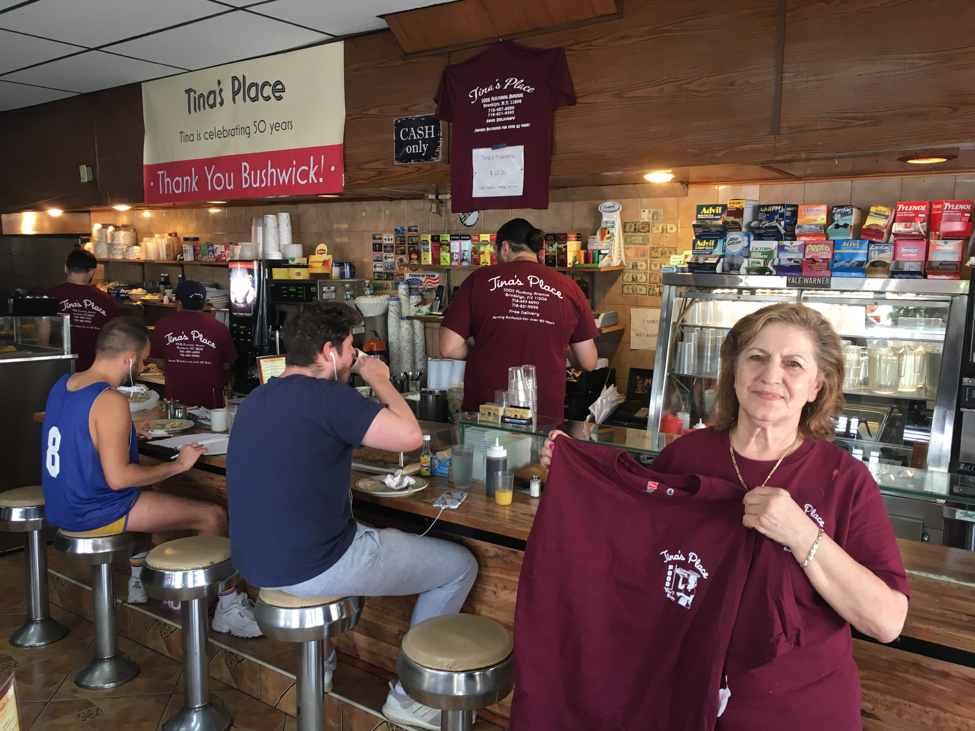 Tina’s Novelty T-Shirts Are Selling Like Hotcakes at Beloved Bushwick Diner