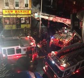 A Fire Between the Walls Partially Destroyed a Chinese Restaurant Last Night on Wilson Avenue