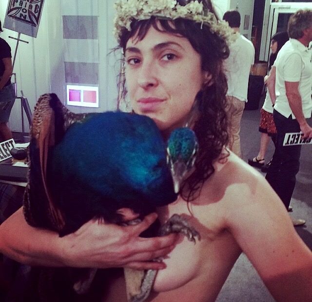 Bushwick Artist Ventiko Owns a Peacock Named Dexter