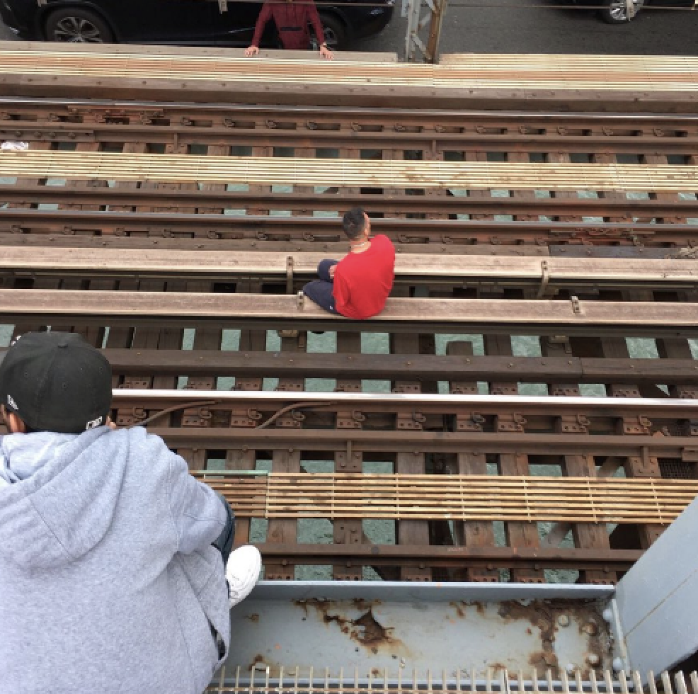 Updated: M Trains Are Running Again After a Man Sitting on Tracks Stopped Service