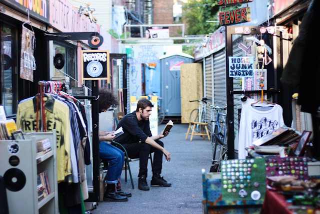 New Punk Flea Market is Booming in Shipping Container Alley in Bushwick