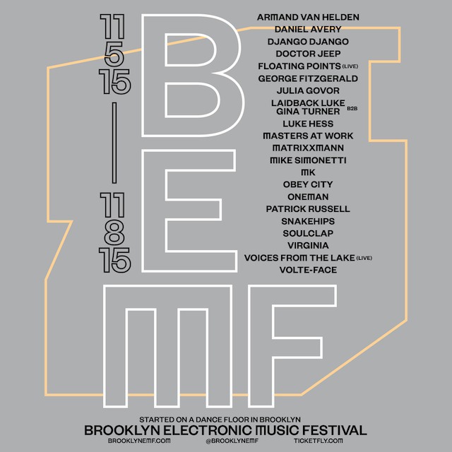 Lineup Announced for Brooklyn Electronic Music Festival Featuring Django Django, Snakehips, and more