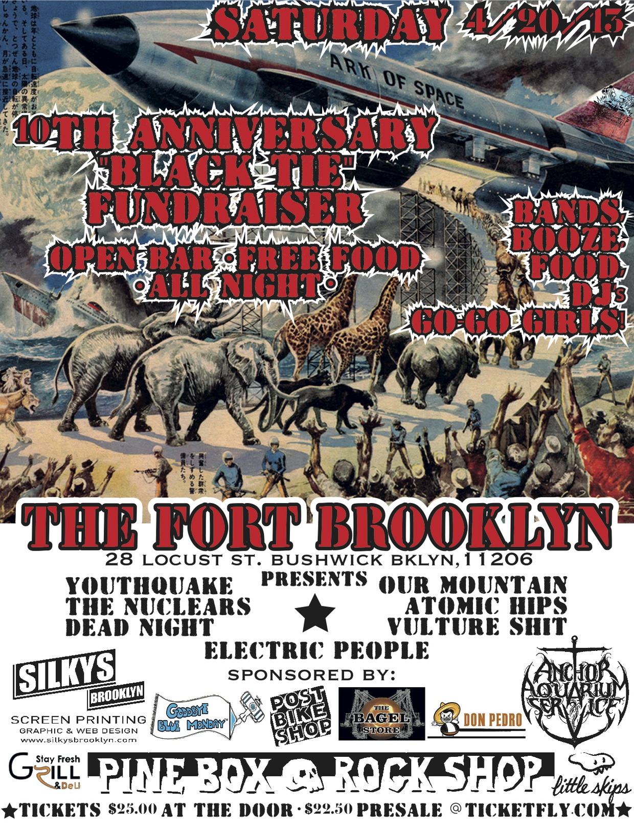 Recording Studio The Fort Brooklyn is Throwing a Black Tie Rock’n’Roll Benefit
